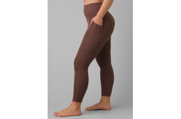 Image of prAna Becksa 7/8 Legging Pants, Flannel Heather, Medium, W41180589-FLHT-M