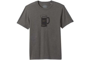 Image of prAna Beer Belly Journeyman T-Shirt - Mens, Charcoal Heather, Medium, M11202507-CCHT-M