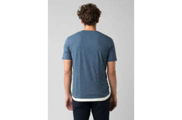 Image of prAna Beer Belly Journeyman T-Shirt - Mens, Denim Heather, Medium, M11202507-DEHT-M