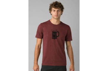 Image of prAna Beer Belly Journeyman T-Shirt - Mens, Maple Heather, Large, M11202507-MPHT-L