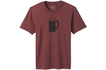 Image of prAna Beer Belly Journeyman T-Shirt - Mens, Maple Heather, Large, M11202507-MPHT-L