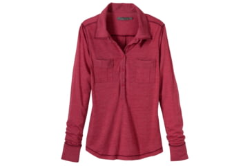 Image of prAna Besha Top -  Women's-Plum Red-Small