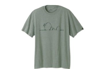 Image of prAna Boulder Heathered Tee - Men's-Moss-Small
