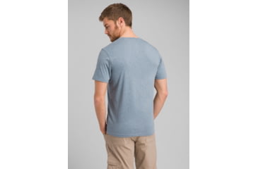 Image of prAna Bradhaw T-Shirt - Mens, Blue Note Heather, Small, M13190644-BNHT-S