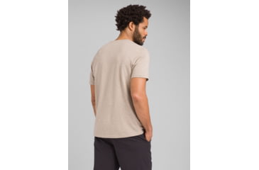 Image of prAna Bradhaw T-Shirt - Mens, Dark Khaki Heather, Medium, M13190644-DKHT-M