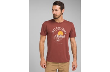 Image of prAna Bradhaw T-Shirt - Mens, Maple Heather, Medium, M13190644-MPHT-M