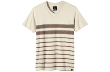 Image of prAna Breyson V-Neck T-Shirt - Men's-Stone-X-Large