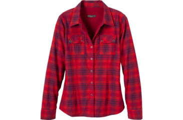 Image of prAna Bridget Lined Shirt - Women's-Scarlet-Large