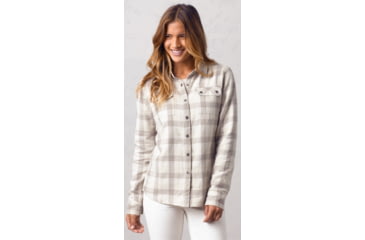Image of prAna Bridget Lined Shirt - Women's-Stone-Large