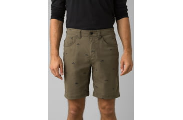Image of prAna Brion Short 11 Inseam Shorts, Slate Green Crux Rock, 33, M3BN11117-SGCR-33