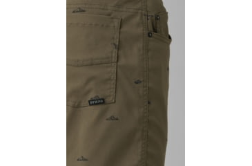 Image of prAna Brion Short 11 Inseam Shorts, Slate Green Crux Rock, 33, M3BN11117-SGCR-33