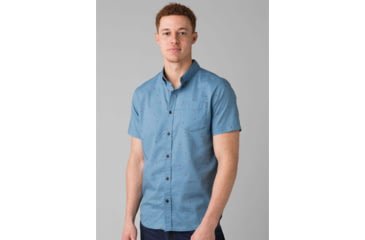 Image of prAna Broderick Slim Fit Shirt - Mens, Nickel Cherries, Small, M11191533-NICH-S
