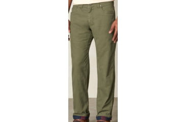 Image of prAna Bronson Lined Pant - Men's-Cargo Green-Regular Inseam-38 Waist