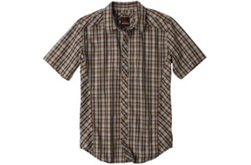 Image of Bryant Short Sleeve Shirt - Mens -Brown-X-Small