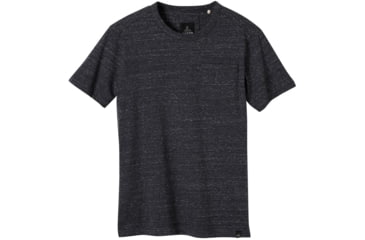 Image of prAna Burbia Pocket Short Sleeve Crew - Men's-Coal-X-Large