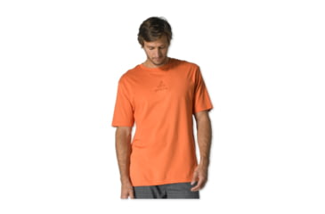 Image of prAna Burst Organic T-Shirt-Orange-Small