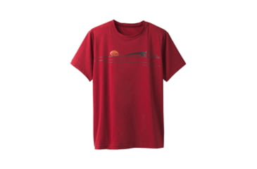 Image of prAna Calder Short Sleeve Mens, Crimson, X-Large, M1CALS116-CRI-XL