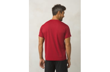 Image of Prana Calder Short Sleeve Mens, Crimson, Small, M1CALS116-CRI-S