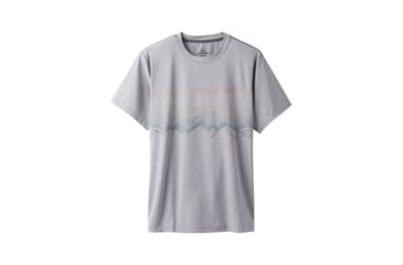 Image of Prana Calder Short Sleeve Mens, Titanium Grey, Large, M1CALS116-TIGY-L