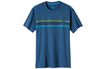 Image of prAna Calder Short Sleeve Shirt - Men's -Blue Ridge-Small