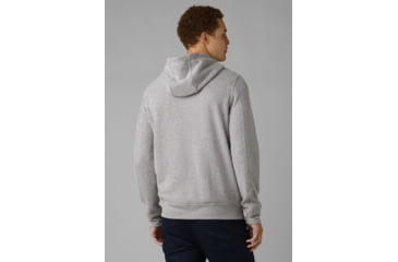 Image of prAna Cardiff Fleece Full Zip Hoodie, Heather Grey, XLarge, 1967701-020-ST-XL