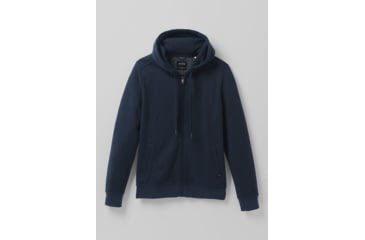 Image of prAna Cardiff Fleece Full Zip Hoodie, Nautical Heather, Small, 1967701-400-ST-S