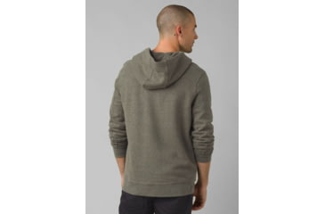 Image of prAna Cardiff Fleece Full Zip Hoodie, Rye Green, Small, 1967701-300-ST-S