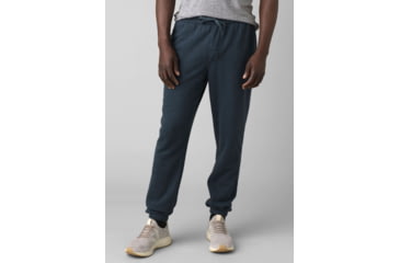 Image of prAna Cardiff Fleece Sweatpant - Men's, Large, Dark Sky Heather, 1968021-400-30-L