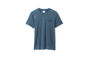 Image of prAna Cardiff Short Sleeve Pocket T-Shirt - Men's, Extra Large, Deep Stellar Heather, 1969891-402-SL-XL