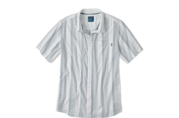 Image of prAna Carillo Short Sleeve Woven Shirt - Men's-Blue-Small