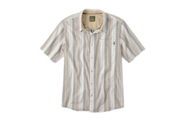 Image of prAna Carillo Short Sleeve Woven Shirt - Men's-Tan-Small