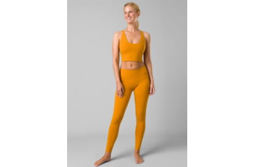 Image of prAna Chakara Crop Top - Womens, Deep Solstice, Extra Small, 1972231-800-XS