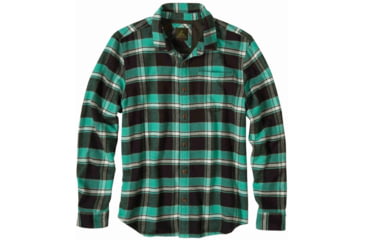 Image of prAna Channing Flannel Shirt - Men's -Dark Olive-Medium