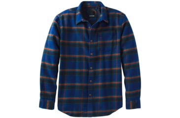 Image of prAna Channing Flannel Shirt - Men's -Nautical-Medium