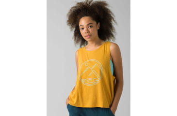 Image of prAna Chez Tank - Womens, Toffee Tile, Medium, W11202037-TOTI-M