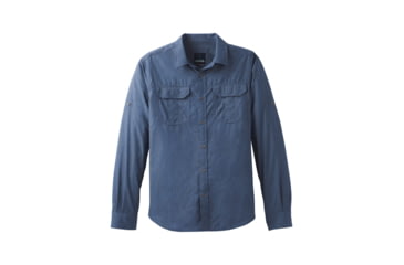 Image of prAna Citadel Long Sleeve Shirt - Men's, Equinox Blue, Small, M21170308-EQBL-S