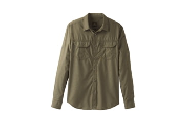 Image of prAna Citadel Long Sleeve Shirt - Men's, Cargo Green, Small, M21170308-CAGR-S