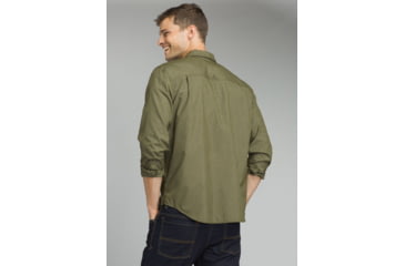 Image of prAna Citadel Long Sleeve Shirt - Mens, Cargo Green, XXLarge, M21170308-CAGR-XXL