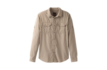 Image of prAna Citadel Long Sleeve Shirt - Men's, Dark Khaki, X-Large, M21170308-DKKH-XL