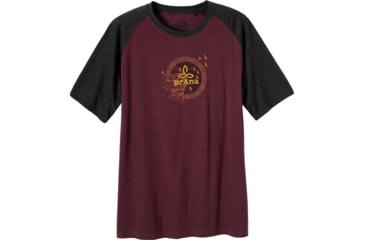 Image of prAna Cliff T-Shirt - Men's-Mahogany-Small