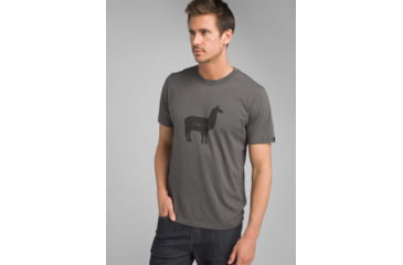 Image of prAna Como Te Journeyman T-Shirt - Mens, Charcoal Heather, Medium, M13191588-CCHT-M