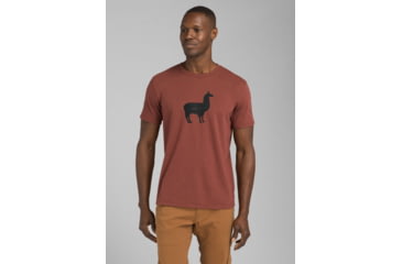 Image of prAna Como Te Journeyman T-Shirt - Mens, Maple Heather, Small, M13191588-MPHT-S