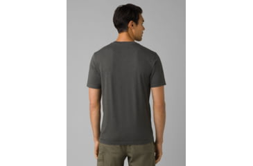 Image of prAna Como Te Llama Journeyman 2 T-Shirt, Charcoal Heather, Small, 1966801-001-ST-S