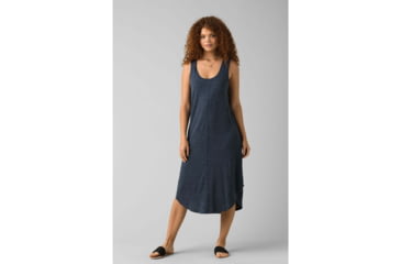Image of prAna Corrine Dress - Womens, Black Stripe, Medium, W31200995-BKST-M