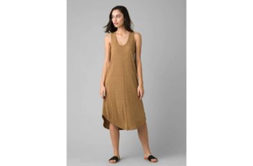 Image of prAna Corrine Dress - Womens, Butterscotch Stripe, Medium, W31200995-BTST-M