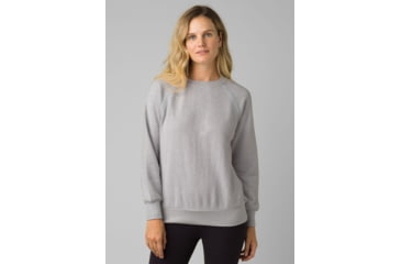 Image of prAna Cozy Up Sweatshirt, Heather Grey, Small, 1961311-020-S