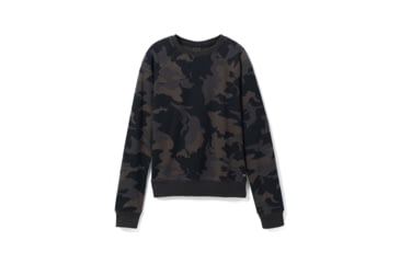 Image of prAna Cozy Up Sweatshirt - Womens, Black Camo, Extra Small, 1967291-001-XS