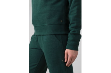 Image of prAna Cozy Up Sweatshirt - Womens, Deep Pine Heather, Small, 1967291-300-S