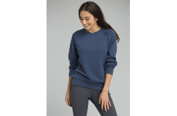 Image of prAna Cozy Up Sweatshirt - Womens, Equinox Blue Heather, XSmall, W23180582-EBHT-XS