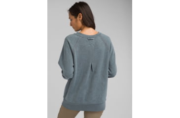 Image of prAna Cozy Up Sweatshirt - Womens, Grey Blue Heather, Large, W23180582-GBHT-L